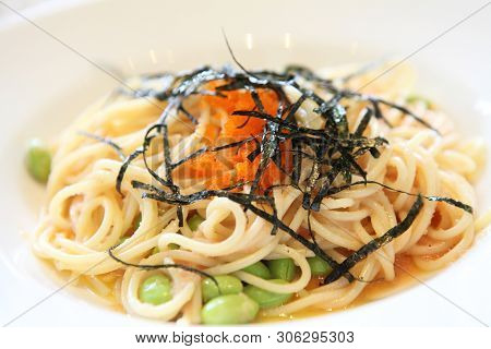Japanese Pasta Mentaiko Spaghetti