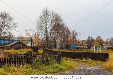 Esso, Kamchatka Peninsula, Russia: 02 October 2014: Rainy Day In Esso, Small Village In Kamchatka Pe