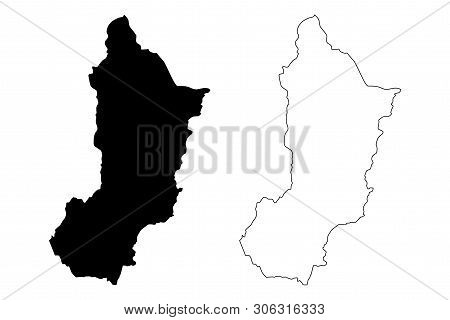 Zamora Chinchipe Province (republic Of Ecuador, Provinces Of Ecuador) Map Vector Illustration, Scrib