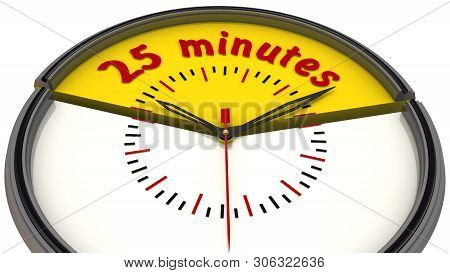 Twenty Five Minutes On The Clock. Translation Text: 