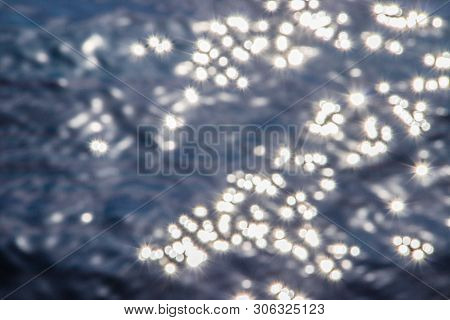 The Gulf Of Finland . Summer Sea In Clear Windless Weather. Sea Without Waves.