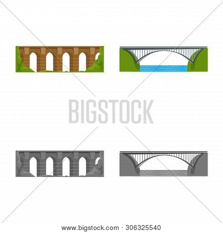Vector Illustration Of Connection And Design Sign. Set Of Connection And Side Stock Vector Illustrat