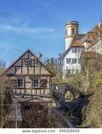 Impression Of Kirchberg An Der Jagst, A Town In Southern Germany