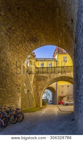 Impression Of Kirchberg An Der Jagst, A Town In Southern Germany