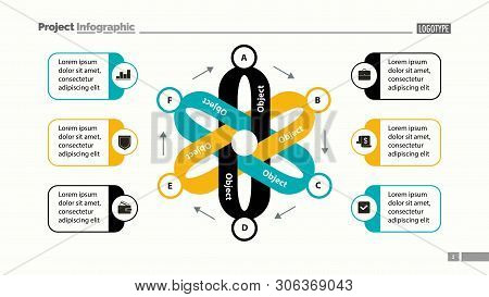 Flower Chart Slide Template Design. Element Of Chart, Diagram, Infographic. Concept For Presentation