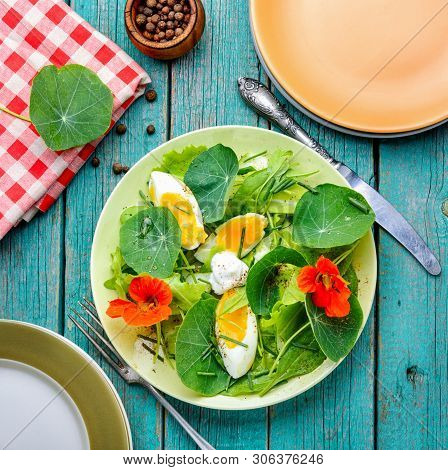 Summer Nasturtium Salad