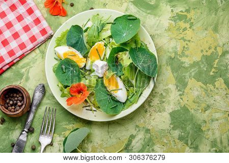Summer Nasturtium Salad
