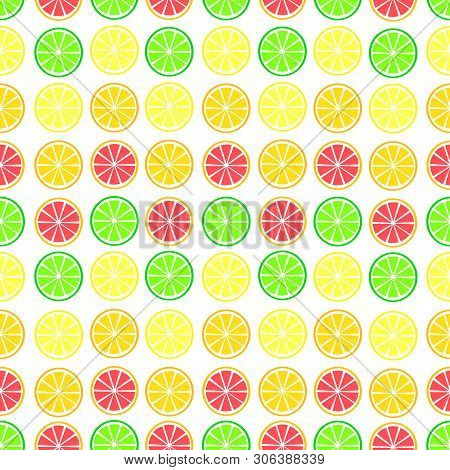 Seamless Citrus Pattern