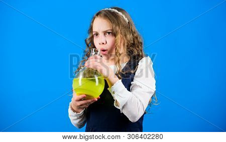 Really Busy. Science Research In Lab. Small School Girl. Education And Knowledge. Future. Back To Sc