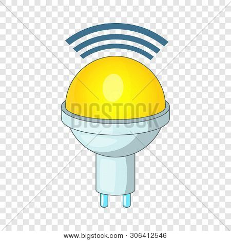 Wireless Led Light Icon. Cartoon Illustration Of Wireless Led Light Vector Icon For Web