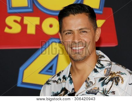 Jay Hernandez at the World premiere of 'Toy Story 4' held at the El Capitan Theater in Hollywood, USA on June 11, 2019.
