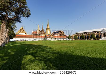 Bangkok Thailand :- Feb 2, 2018:- Wat Phra Kaew ,temple Of The Emerald Buddha ,full Official Name Wa