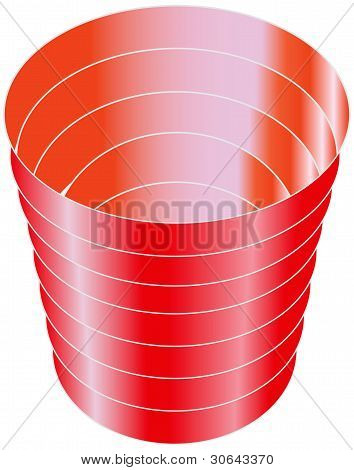 Taza plástica