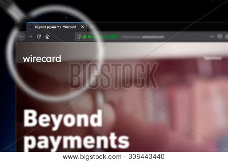 Novosibirsk, Russia - June 14, 2019 - Illustrative Editorial Of Wirecard Website Homepage. Wirecard 