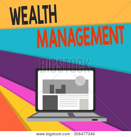 Handwriting Text Writing Wealth Management. Concept Meaning Sustain And Grow Long Term Prosperity Fi