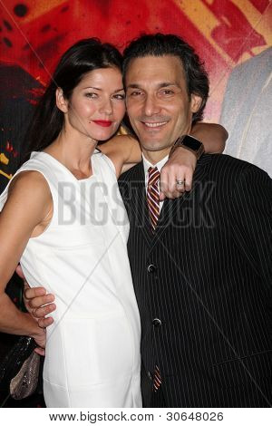 LOS ANGELES - JAN 25:  Jill Hennessy, husband arrives at  the 