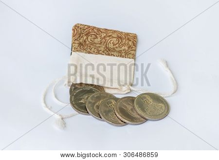 Thai Banknotes And Precious Coins Issued In The Important Agenda Of Thailand.