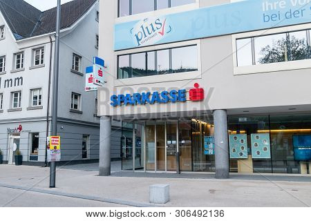 Bregenz, Austria - June 1, 2019: Sparkasse Office In Bergenz.