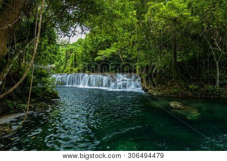 Rarru Rentapao Cascades, Waterfall and the River, Teouma village, Efate Island, Vanuatu, near Port Vila