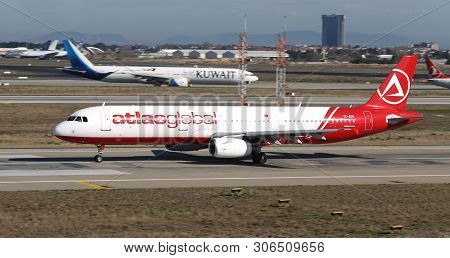 Airplane Takeoff From Airport