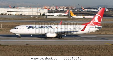Airplane Takeoff From Airport