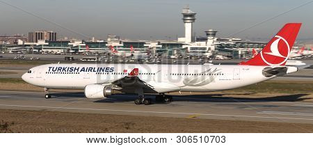 Airplane Takeoff From Airport