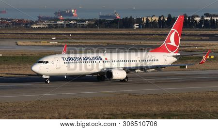 Airplane Takeoff From Airport