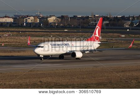 Airplane Takeoff From Airport