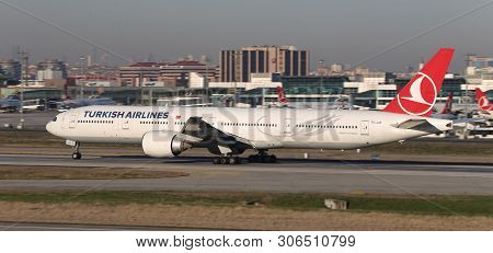 Airplane Takeoff From Airport