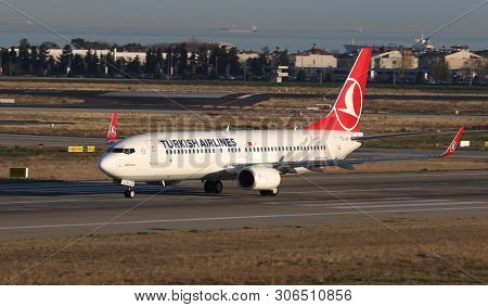 Airplane Takeoff From Airport
