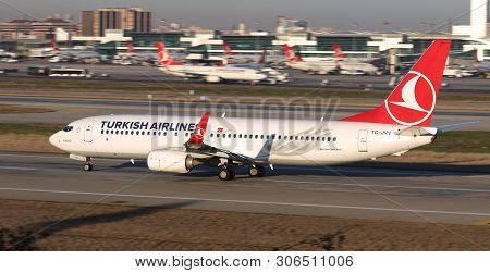 Airplane Takeoff From Airport