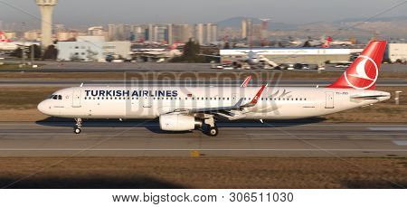 Airplane Takeoff From Airport