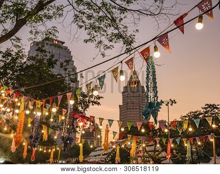 Bangkok/thailand- 24 January 2019: Thailand Tourism Festival 2019 At Lumphini Central Park.lumphina 