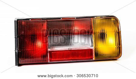 Sharp Realistic Photo Of Car Rear Lamp Cluster