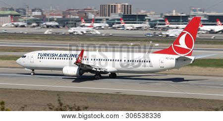 Airplane Takeoff From Airport