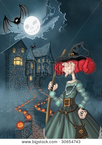Ilustrace pro Halloween