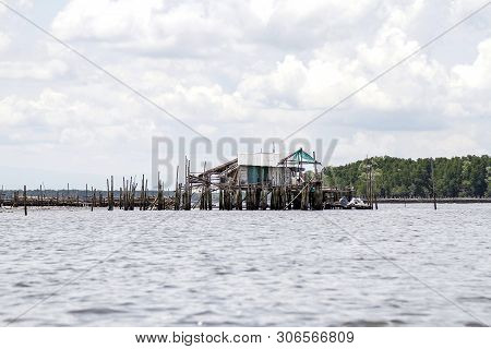 Chantaburi,thailand-june 3,2019:sea Animal Farm Near Fisherman Village In Chantaburi At Thailand