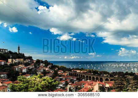 The Barcolana Regatta In The Gulf Of Trieste