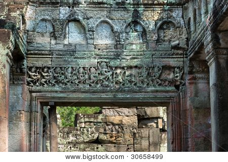Verde ritagliarsi Design di danza Apsara