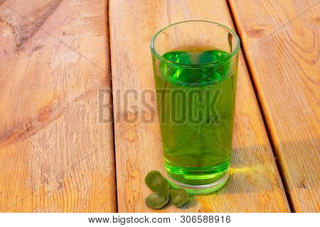 A Glass Of Green Beer For St. Patricks Day