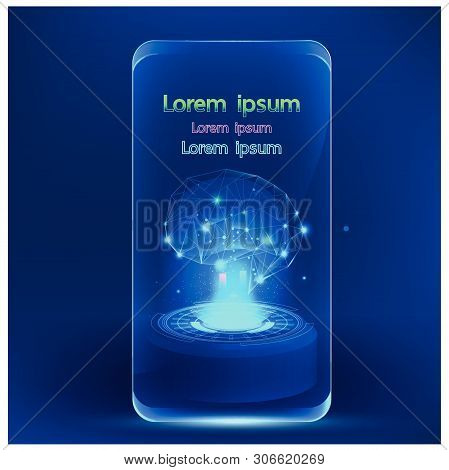 Future,smartphones Controls Stock Market Forex Trading Graph Vector Futuristic  Smart Investment Tec