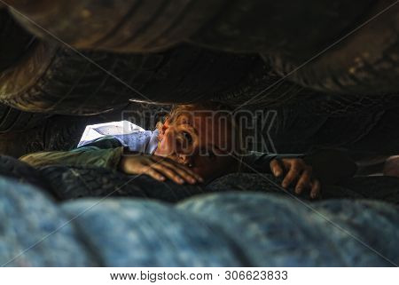 Tyumen, Russia - June 11, 2016: Race Of Heroes Project On The Ground Of The Highest Military And Eng