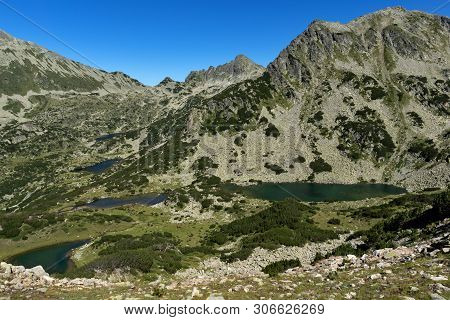 Landscape With Valyavishki Chukar Peak And Prevalski Lakes, Pirin Mountain, Bulgaria