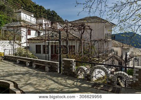 Houses At Old Village At Thassos Island,  East Macedonia And Thrace, Greece