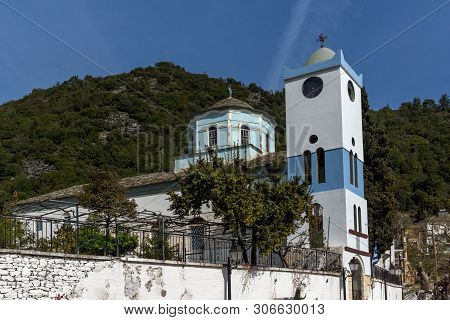 Houses At Old Village At Thassos Island,  East Macedonia And Thrace, Greece