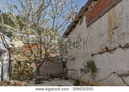 Houses At Old Village At Thassos Island,  East Macedonia And Thrace, Greece
