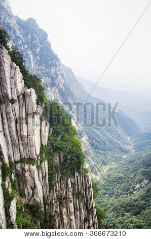 The Geological Formations On Mount Song In Henan Province China.