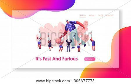 Man Playing Bowling Throw Ball, People Moving With Pins. Leisure, Active Lifestyle, Friends Spend Ti