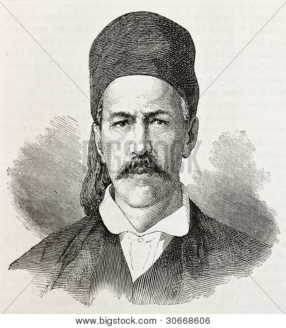 B. Roufos starý portrét (člen prozatímní řecké vlády). Vytvořil Josef, odrážek aplikace Publisher