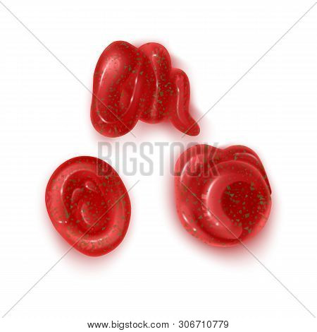 Realistic 3d Ketchup Set. Tomato Sauce Drops Set Isolated On White Background. Spice Of Red Color, T
